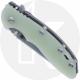 Hinderer Knives XM-18 3.5 Inch Knife - Spear Point - Working Finish - S45VN - Tri Way Pivot - Translucent G-10