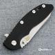 Hinderer Knives XM-18 3.5 Inch Knife - Gen 5 Sheepsfoot - Stonewash - Black G-10 Handle