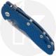 Hinderer Knives XM-18 3.5 Inch Knife - Spear Point - Working Finish - S45VN - Tri Way Pivot - Blue / Black G-10 / Battle Blue Ti