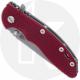 Rick Hinderer Knives SKINNY XM-18 3.5 Inch Knife - Slicer - Working Finish - MagnaCut - Red G10