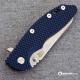 Hinderer Knives XM-18 3.5 Inch Knife - Gen 5 Sheepsfoot - Stonewash - Blue Black G-10 Handle