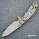Hinderer Knives XM-18 3.5 Inch Knife - Gen 5 Sheepsfoot - Stonewash - Blue Black G-10 Handle