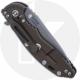 Rick Hinderer Knives SKINNY XM-18 3.5 Inch Knife - Slicer - Working Finish - Magnacut - Blue/Black G10 / Battle Bronze Ti