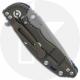 Hinderer XM-18 3.0 Inch Knife - Spanto - Working Finish - 20CV - Blue G-10 / Battle Bronze Titanium