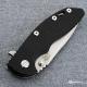 Hinderer Knives XM-18 3.5 Inch Knife - Gen 5 Spanto - Stonewash - Black G-10 Handle