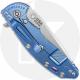 Rick Hinderer XM-18 3.5 Inch Knife - S45VN Spear Point - Stonewash Finish - Orange G10/Blue Ti