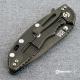 Hinderer Knives XM-18 3.5 Inch Knife - Gen 5 Spanto - Battle Black DLC - Blue / Black G-10 Handle