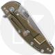 Rick Hinderer XM-18 3.5 Inch Knife - S45VN Spear Point - Stonewash Finish - Blue G10 / Bronze Ti