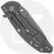 Rick Hinderer Knives SKINNY XM-18 3.5 Inch Knife - Hollow Grind Slicer - Working Finish - MagnaCut - Translucent Green G10