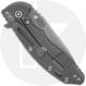 Rick Hinderer Knives SKINNY XM-18 3.5 Inch Knife - Hollow Grind Slicer - Working Finish - MagnaCut - Black G10