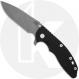 Rick Hinderer Knives SKINNY XM-18 3.5 Inch Knife - Hollow Grind Slicer - Working Finish - MagnaCut - Black G10