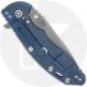 Rick Hinderer Knives SKINNY XM-18 3.5 Inch Knife - Hollow Grind Slicer - Working Finish - MagnaCut - Translucent Green G10/Battl