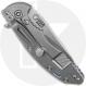 Rick Hinderer Knives SKINNY XM-18 3.5 Inch Knife - Hollow Grind Slicer - Stonewash Finish - MagnaCut - Blue G10