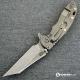 Hinderer Knives XM-18 3.5 Inch Knife - Gen 5 Wharncliffe - Stonewash - CPM 20CV - Black G-10 Handle