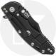 Rick Hinderer XM-18 3.5 Inch Knife - Bowie - Battle Black - MagnaCut - Black G10