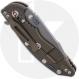 Rick Hinderer XM-18 3.5 Inch Knife - Harpoon Spanto - Working Finish - MagnaCut - Coyote G10 / Battle Bronze Titanium