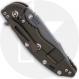 Rick Hinderer XM-18 3.5 Inch Knife - Harpoon Spanto - Working Finish - MagnaCut - OD Green G10 / Battle Bronze Titanium