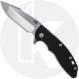 Rick Hinderer XM-18 3.5 Inch Knife - Skinny Harpoon Spanto - Stonewash Finish - MagnaCut - Black G10