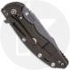 Rick Hinderer XM-18 3.5 Inch Knife - Skinny Harpoon Spanto - Working Finish - MagnaCut - OD Green G10 / Battle Bronze Titanium