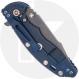 Rick Hinderer XM-18 3.5 Inch Knife - Skinny Harpoon Spanto - Working Finish - MagnaCut - Blue/Black G10 / Battle Blue Titanium
