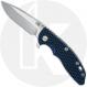Rick Hinderer XM-18 3.25 Inch Knife - S45VN Spear Point - Stonewash Finish - Blue/Black G10