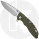 Rick Hinderer XM-18 3.25 Inch Knife - S45VN Spear Point - Stonewash Finish - OD Green G10