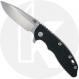 Rick Hinderer XM-18 3.25 Inch Knife - Stonewashed S45VN Spear Point - Black G10 / Working Finish Titanium
