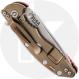 Rick Hinderer XM-18 3.25 Inch Knife - Stonewash MagnaCut Spanto - Orange G10 / Stonewash Bronze Titanium
