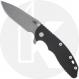 Rick Hinderer XM-18 3.25 Inch Knife - Working Finish MagnaCut Spanto - Black G10 / Battle Bronze Titanium