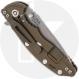 Rick Hinderer XM-18 3.25 Inch Knife - Working Finish MagnaCut Spanto - OD Green G10 / Battle Bronze Titanium
