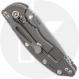 Rick Hinderer XM-18 3.25 Inch Knife - Working Finish MagnaCut Spanto - Blue/Black G10 / Working Finish Titanium - Non Flipper