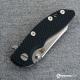 Hinderer Knives XM-18 3 Inch Knife - Gen 6 Wharncliffe - Tri Way Pivot - Stonewash - Blue / Black G-10 Handle