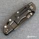 Hinderer Knives XM-18 3.5 Inch Knife - Gen 6 Wharncliffe - Tri Way Pivot - Stonewash Black DLC - Black G-10 Handle