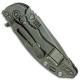 Hinderer Knives XM-18 3 Inch Knife - Spanto - Tri Way Pivot - Stonewash - Black G-10 Handle