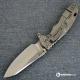 Hinderer Knives XM-18 3.5 Inch Knife - Gen 6 Sheepsfoot - Tri Way Pivot - Stonewash - OD Green G-10 Handle