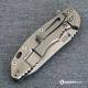 Hinderer Knives XM-18 3.5 Inch Knife - Gen 6 Sheepsfoot - Tri Way Pivot - Stonewash - Translucent G-10 Handle