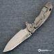 Hinderer Knives XM-18 3.5 Inch Knife - Gen 6 Sheepsfoot - Tri Way Pivot - Stonewash - Translucent G-10 Handle