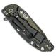 Hinderer Knives XM-18 3 Inch Knife - Spanto - Stonewash Black DLC - Tri Way Pivot - Translucent G-10 Handle