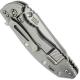 Hinderer Knives FATTY XM-18 3.5 Inch Knife - Gen 6 Wharncliffe - Stonewash - Tri Way Pivot - Translucent G-10 Handle