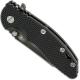 Hinderer Knives FATTY XM-18 3.5 Inch Knife - Gen 6 Wharncliffe - Stonewash Black DLC - Tri Way Pivot - Black G-10