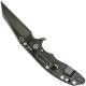 Hinderer Knives FATTY XM-18 3.5 Inch Knife - Gen 6 Wharncliffe - Stonewash Black DLC - Tri Way Pivot - Black G-10