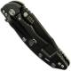 Hinderer Knives XM-18 3.5 Inch Knife - Gen 6 Harpoon Spanto - Stonewash Black DLC - Tri Way Pivot - Translucent G-10