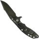 Hinderer Knives XM-18 3.5 Inch Knife - Gen 6 Harpoon Spanto - Stonewash Black DLC - Tri Way Pivot - Translucent G-10