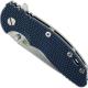 Hinderer Knives Gen 6 XM-18 3.5 Inch Knife - Slicer - Stonewash - Tri Way Pivot - Blue / Black G-10