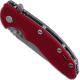 Hinderer Knives Gen 6 XM-18 3.5 Inch Knife - Spanto - Working Finish - Tri Way Pivot - Red G-10
