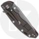 Hinderer Knives XM-18 3.5 Inch Knife - Spanto - Working Finish - S45VN - Tri Way Pivot - Red G-10 / Battle Bronze Ti