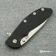 Hinderer Knives XM-24 Skinny Slicer Knife - Stonewash Finish - Black G10 Handle