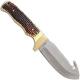 Uncle Henry 185UH Gut Hook Knife 4.25 Inch Fixed Blade Full Tang Staglon Handle