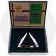 Schrade Walden CSW772 Cigar Box Classics Set - Muskrat - Tree Bark Bone - Serial Numbered - Discontinued - BNIB