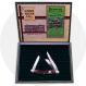 Schrade Walden CSW982 Cigar Box Classics Set - Stockman - Tree Bark Bone - Serial Numbered - Discontinued - BNIB